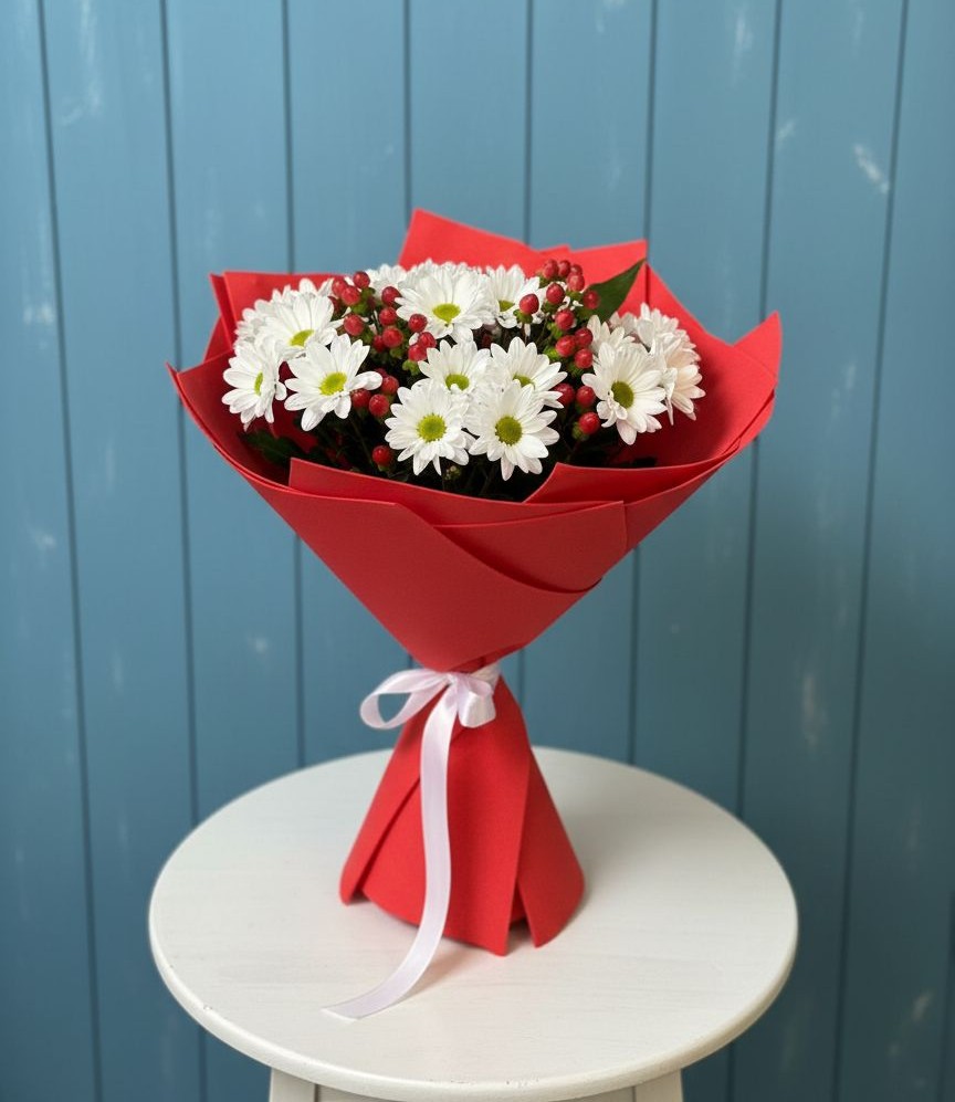 Букет цветов из: Хризантемы в Карабаше