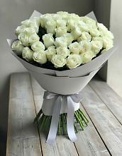 Букет 35 Белых роз в Карабаше
