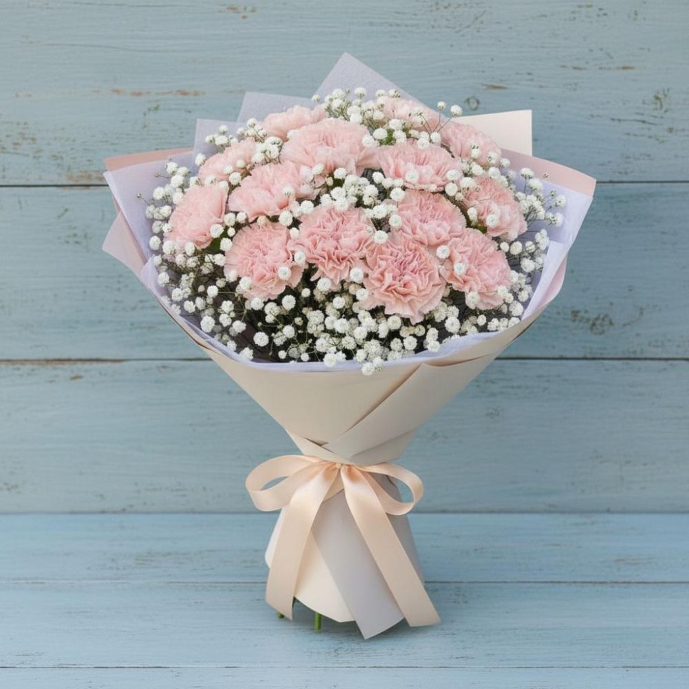 Букет цветов из: Гвоздики в Карабаше