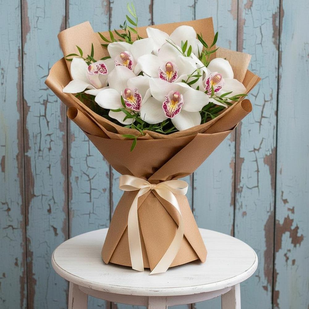 Букет цветов из: Орхидеи и Розы в Карабаше