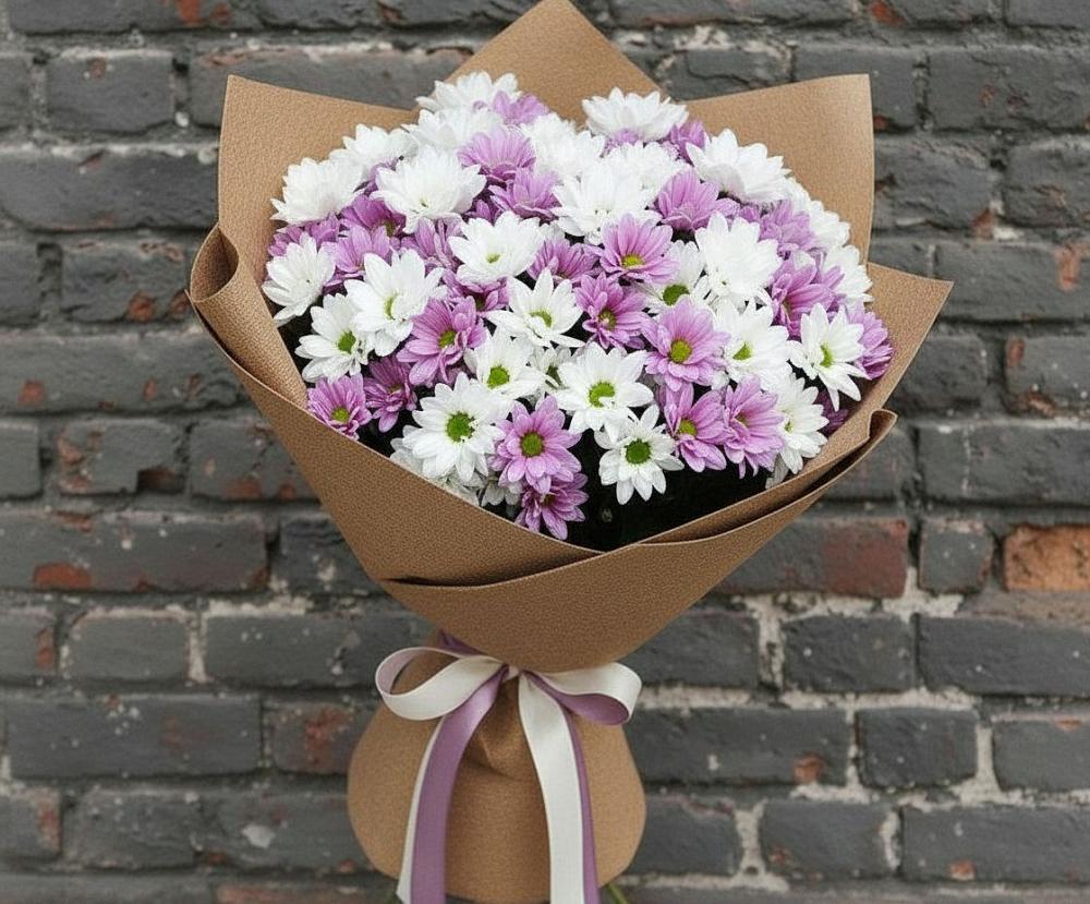 Букет цветов из: Хризантемы в Карабаше