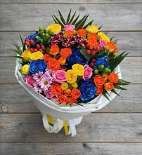 Букет цветов из:  Розы и Хризантемы в Карабаше