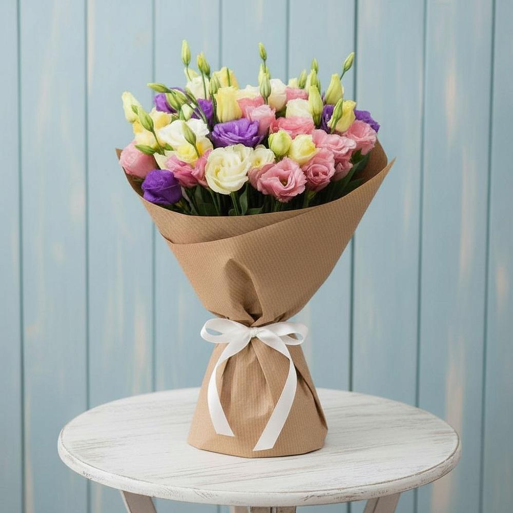 Букет цветов из: Лизиантусы в Карабаше