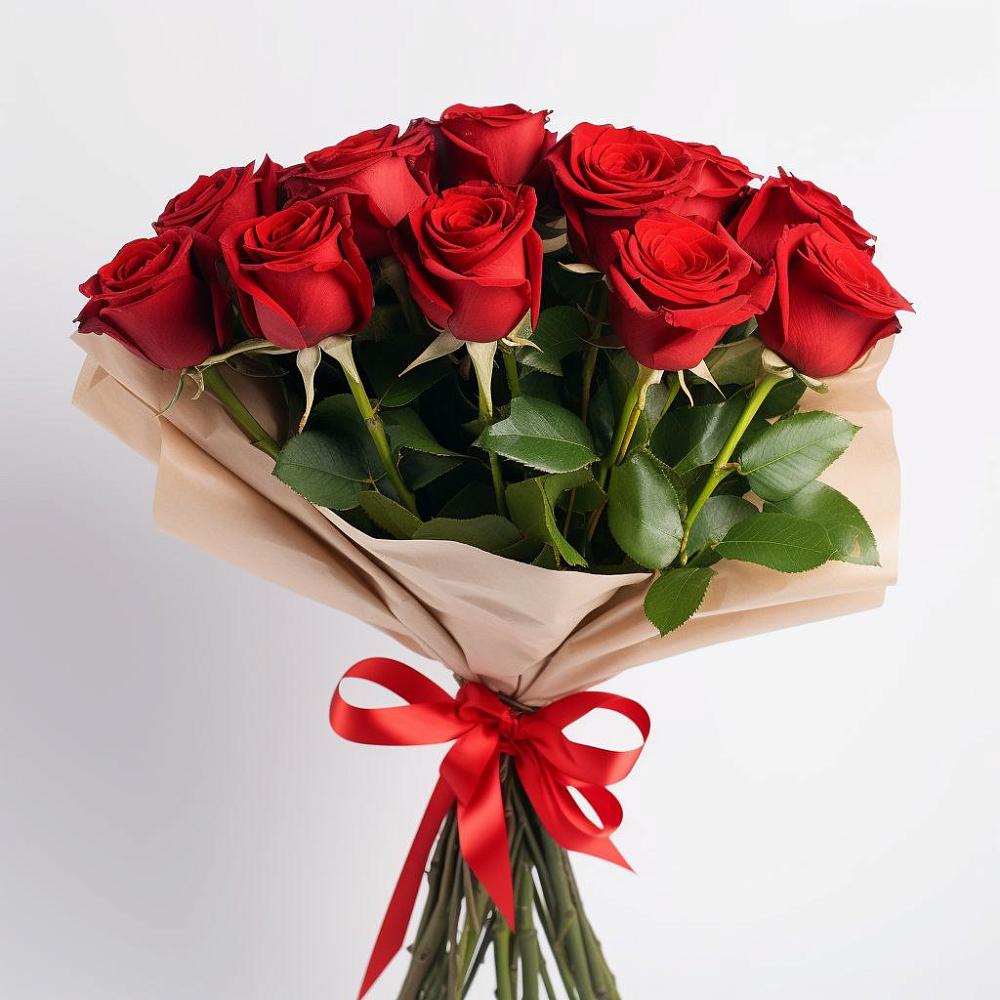 Букет 11 Красных роз Эдлесс Лав в Карабаше